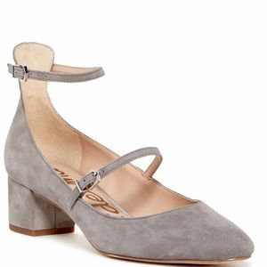 Lulie Suede Ankle Strap Pump